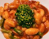 Paradicsomos gnocci, törökmogyorós spenótos pestóval recept fázis 5 fotója
