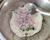 A picture of step 1 of HUNG CURD Vegetable SANDWICH.