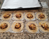 Foto del paso 4 de la receta: Obleas rellenas de crema de chocolate y mix de cereales