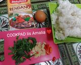 Foto langkah ke 1 dari resep Nasi goreng Rendang Indofood | Menu Sarapan Anak Kost Idul Adha.