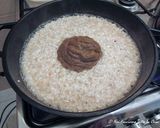 Foto del passaggio 5 della ricetta Risotto con crema di melanzana, scamorza ed erbe creole