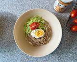 Hình bước làm 1 của món 콩국수-Mì đậu nành