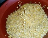 A picture of step 1 of Moong Daal Pakory.