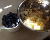 A picture of step 2 of Blueberry and banana muffins.