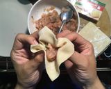 รูปขั้นตอนการทำที่ 2 ของ 🌈 เกี๊ยวน้ำอกไก่ +หมูสับ เด้งดึ๋งดั๋ง ~