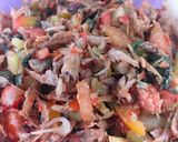 Foto langkah ke 3 dari resep Lawar teri dan jagung Bose khas Timor NTT.