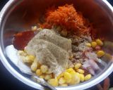 A picture of step 2 of Corn sandwich.