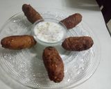 A picture of step 4 of Potatoes rolls (Navratri vrat special).