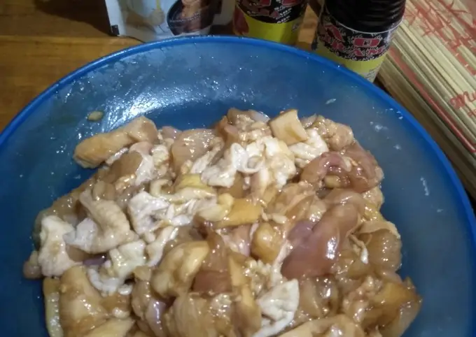 Langkah-langkah untuk membuat Cara membuat Sate ayam rumahan