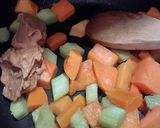 A picture of step 3 of Sig's Butternut Squash and Rhubarb Sauce.