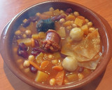 Foto del paso 3 de la receta: Potaje de garbanzos y alubias con nabos, calabaza y repollo