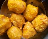 A picture of step 3 of Yam akara.