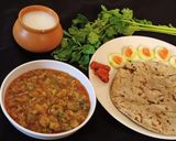 A picture of step 3 of Galka nu shak in deshi style.