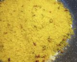 A picture of step 1 of Yellow Rice and Sausage 2023.