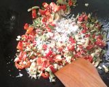 A picture of step 2 of Vegan curry.