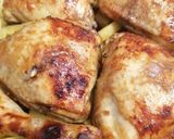 Une image de l'étape 8 de Cuisse de poulet sauce soja et miel.