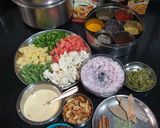 A picture of step 1 of Vegetable Dum Biryani.