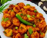 A picture of step 6 of Shrimp Masala.