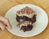 Foto langkah ke 8 dari resep Chocolate Milk Bath Cake Devina Hermawan.