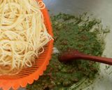 Foto langkah ke 4 dari resep Spinach matcha carbonara.