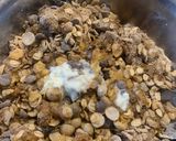 A picture of step 6 of Muesli cookies.