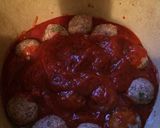 Foto langkah ke 4 dari resep Slow Cooker Spagetthi Meatball isi Mozzarella 🍝👌.