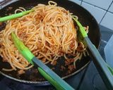 Foto langkah ke 2 dari resep Spaghetti Brulee.