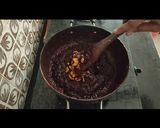 A picture of step 12 of Beetroot halwa.