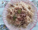 A picture of step 3 of Yakhni pulao.
