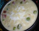 A picture of step 10 of Creamy macroni soup.