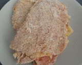 Foto del paso 7 de la receta: 🐷 Lomo empanado 🥖 con queso 🧀 y pimientos 🫑 del Padrón