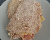 Foto del paso 7 de la receta: 🐷 Lomo empanado 🥖 con queso 🧀 y pimientos 🫑 del Padrón