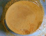 A picture of step 4 of Paneer Butter Masala (no onion, garlic).
