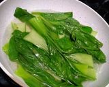 Foto langkah ke 1 dari resep Pakcoy/Bok Choy Siram Telur Saus Tiram.