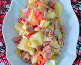 Foto del paso 13 de la receta: Ensalada básica de patatas con trozos de atún rojo en conservas
