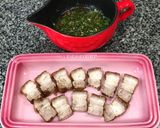 รูปขั้นตอนการทำที่ 3 ของ หมูต้มซีอิ้วราดซอส Chimichurri