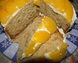 Foto del paso 5 de la receta: Torta postre marmolada de duraznos y crema
