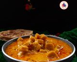 A picture of step 9 of Rajasthani Gatte ki sabzi (no onion no garlic).