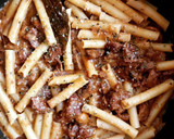 Foto del paso 6 de la receta: Pasta con ternera y champiñones en salsa