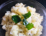 A picture of step 1 of Cucumber salad.
