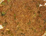A picture of step 5 of Spicy dry fry mince meat #4weekschallenge.