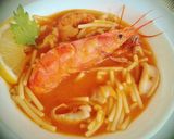 Foto del paso 2 de la receta Fideos en sopa bullabesa