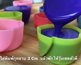 รูปขั้นตอนการทำที่ 5 ของ วุ้นกะทิกุหลาบ