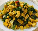 Foto langkah ke 3 dari resep 🥗 Oseng Buncis Tahu Jagung Manis.