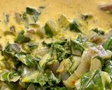Une image de l'étape 2 de Quiche sans pâte aux blettes.