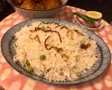 A picture of step 4 of Peas Pulao / Matar pulao.
