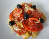 Foto del paso 3 de la receta: chuletas de pavo ,con verduras.