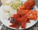 Foto del paso 2 de la receta: Pollo en salsa de hortalizas