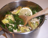 Foto del paso 10 de la receta: Alcachofas claras con salsa