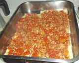 Foto del paso 8 de la receta: Lasaña de carne picada de cerdo, lonchas de queso  y gratinada